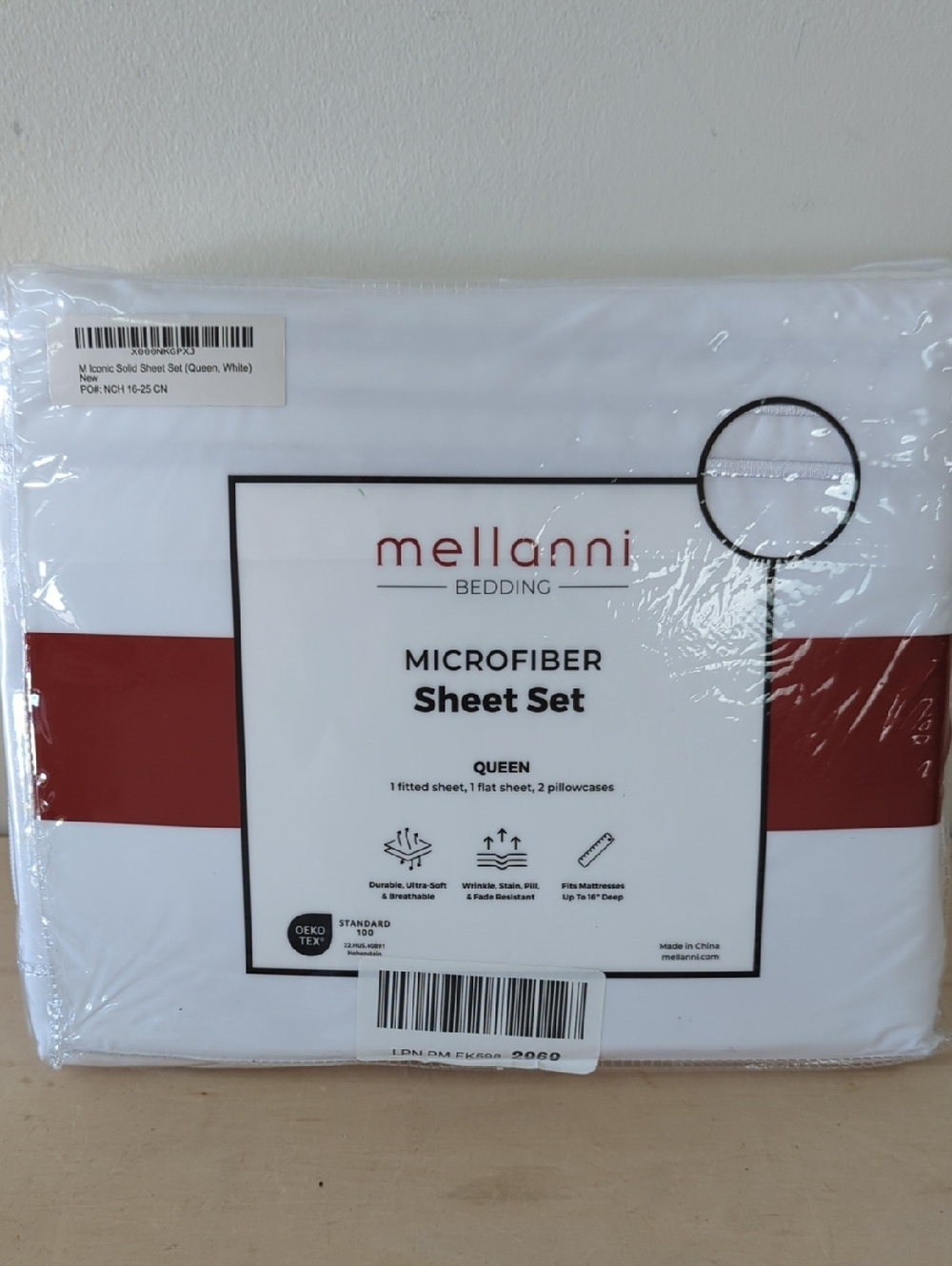 Mellanni Microfiber Cooling Queen Size Sheet Set